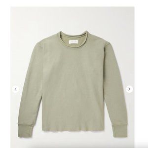 Les Tien Sweatshirt in sage green, S